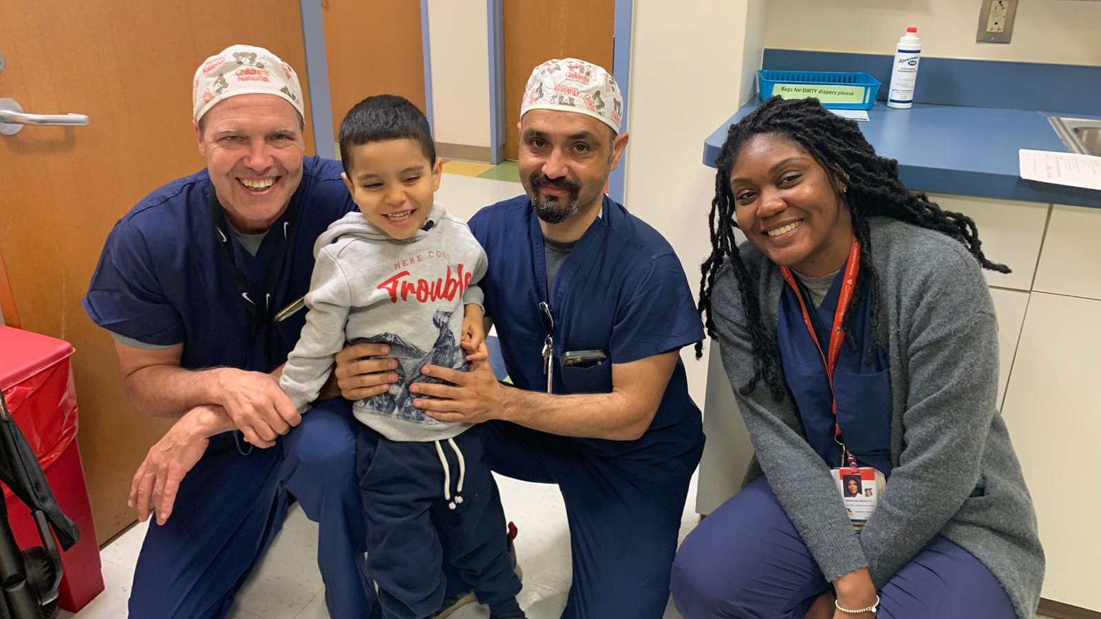 William and healthcare team